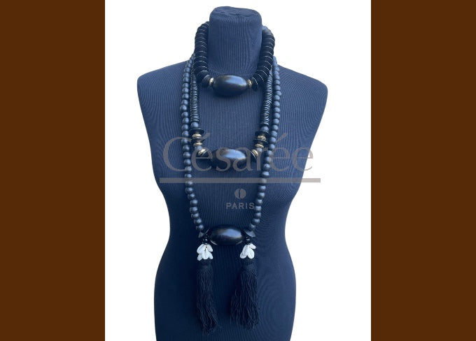 COLLIER HADDA 3 NOIR
