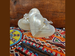 PAIRE DE COEURS EN  NACRE