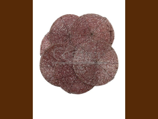 DESSOUS DE VERRE PERLES
