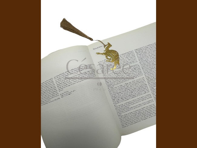MARQUE-PAGE DROMADAIRE DORE