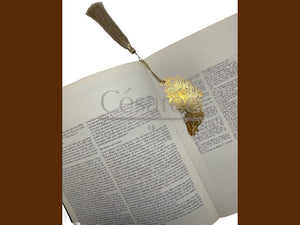 MARQUE-PAGE PLUME DOREE