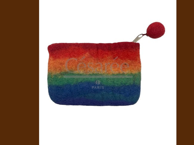 POCHETTE EN LAINE BOUILLIE