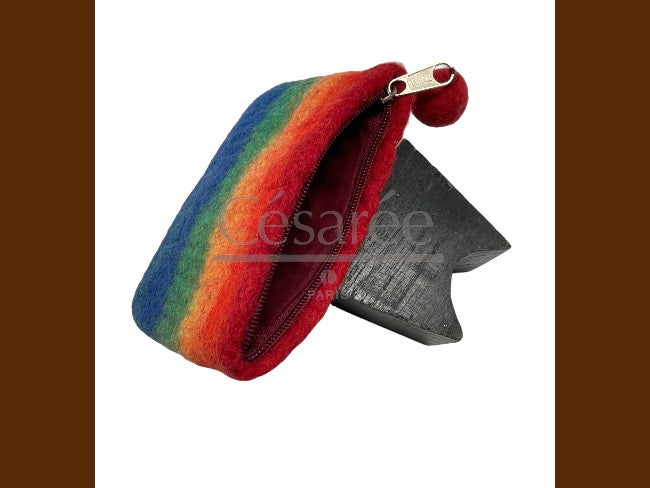 POCHETTE EN LAINE BOUILLIE