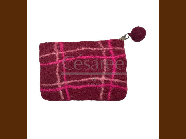POCHETTE EN LAINE BOUILLIE