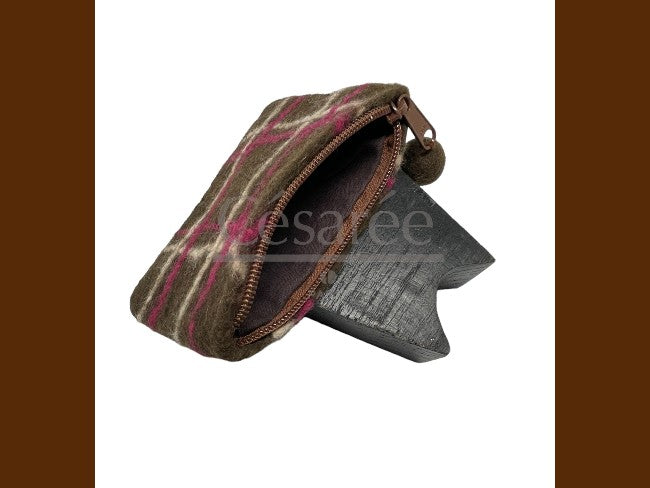 POCHETTE EN LAINE BOUILLIE