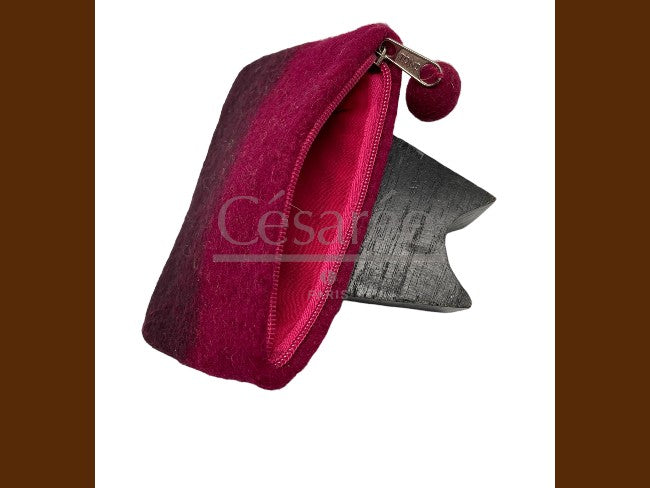 POCHETTE EN LAINE BOUILLIE
