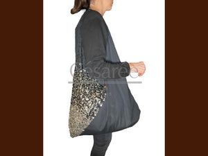 SAC PAILLETE NOIR ET ARGENT