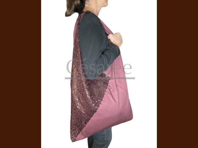 SAC PAILLETE PRUNE