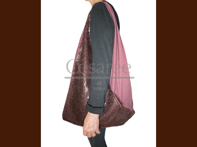 SAC PAILLETE PRUNE