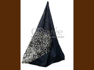 SAC PAILLETE NOIR ET ARGENT