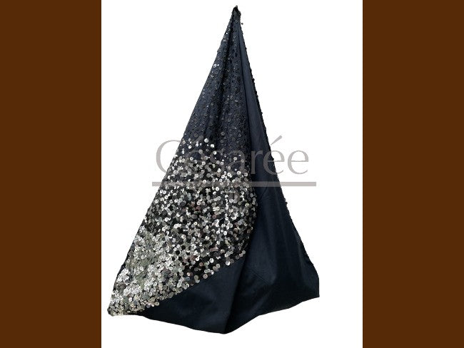 SAC PAILLETE NOIR ET ARGENT