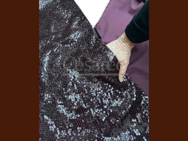 SAC PAILLETE PRUNE