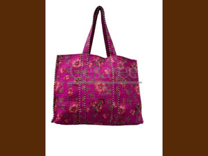 SAC QUILTED COTTON ROSE
