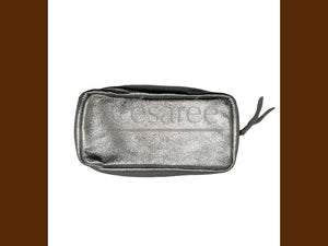 TROUSSE A ZIP ARGENTEE