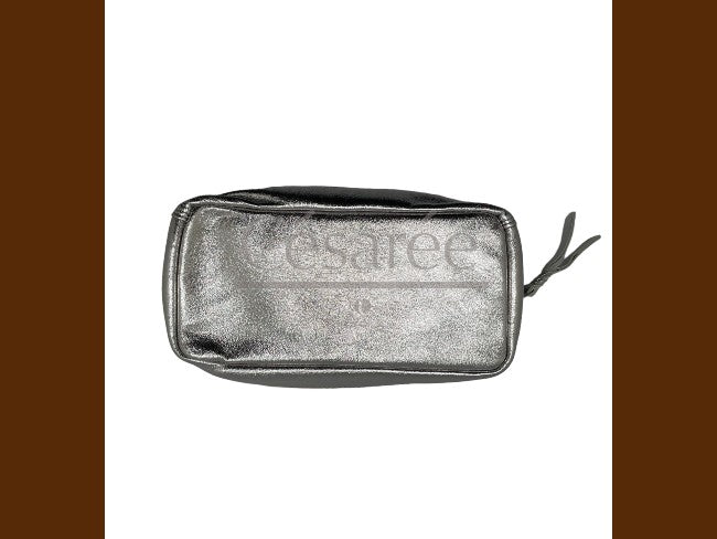 TROUSSE A ZIP ARGENTEE