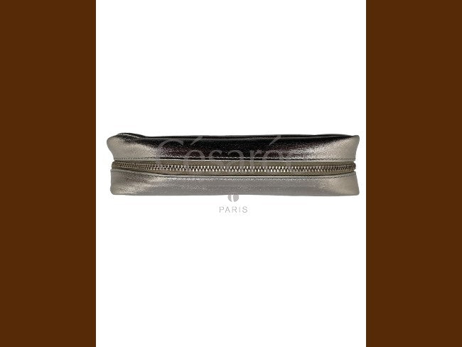 TROUSSE A ZIP ARGENTEE