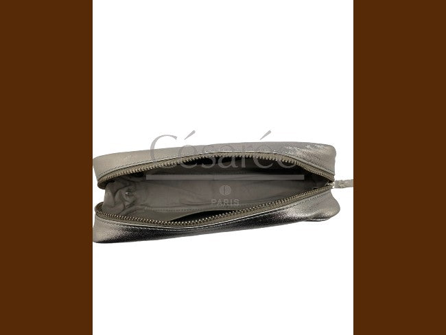 TROUSSE A ZIP ARGENTEE