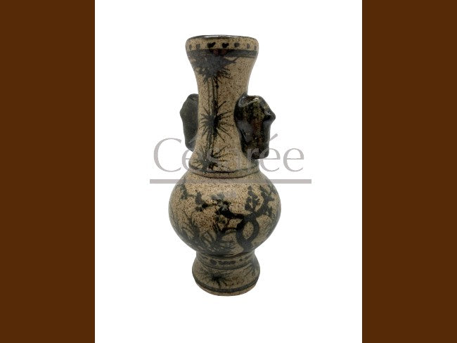 VASE BLEU-BLANC