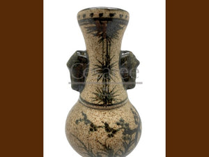 VASE BLEU-BLANC