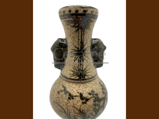 VASE BLEU-BLANC