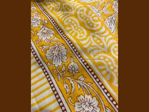 PAREO JAUNE ET BLANC