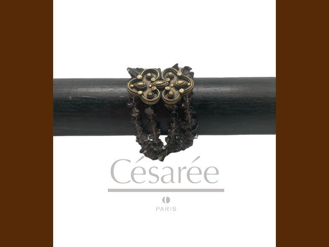 BRACELET APAMEE 4 QUARTZ FUME