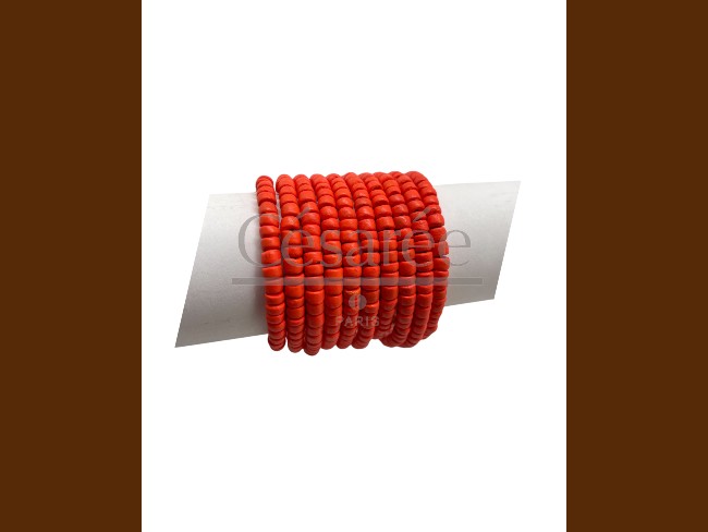 BRACELET MANCHETTE ORANGE