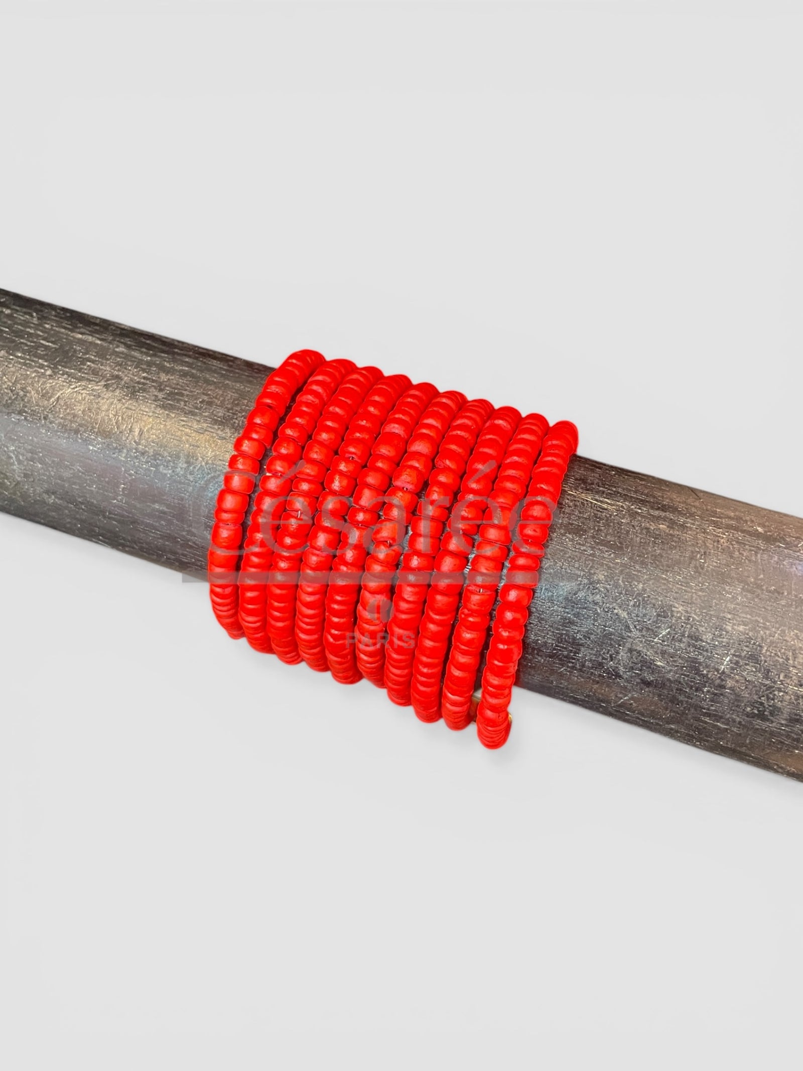 BRACELET MANCHETTE ROUGE