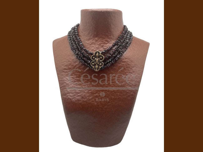 COLLIER APAMEE 4 GRENAT