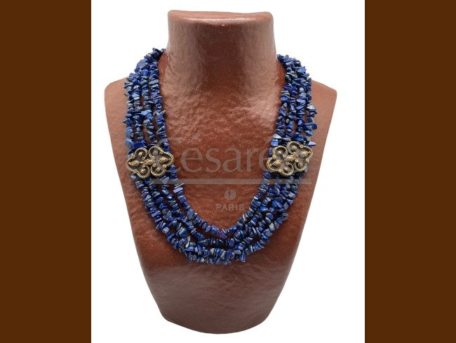 COLLIER APAMEE 8 LAPIS LAZULI