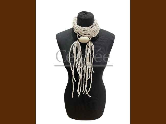 COLLIER CRUZ 4 BLANC