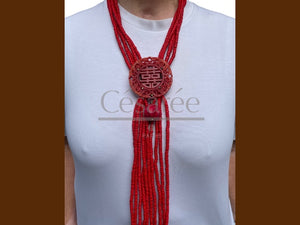 COLLIER KEA ROUGE