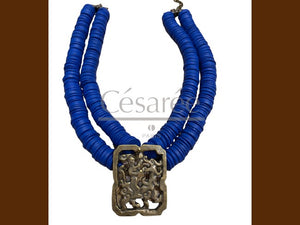 COLLIER LAGOS 6 BLEU