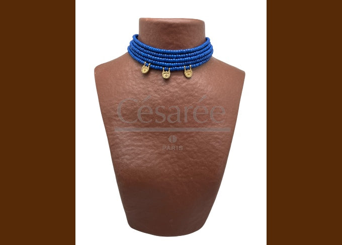 COLLIER MOKKA BLEU