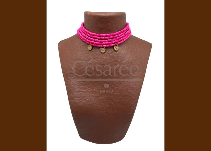 COLLIER MOKKA ROSE