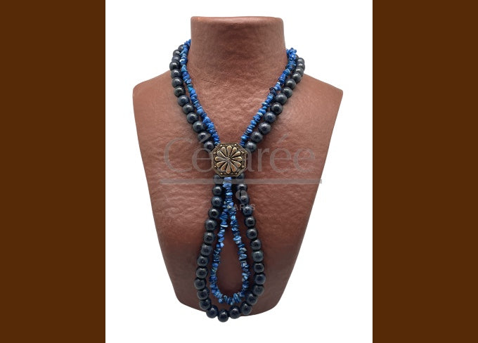 COLLIER SUMARA 3 BLEU