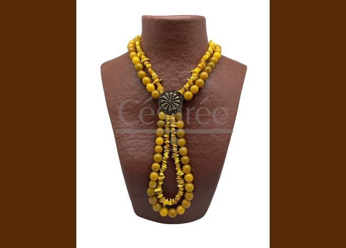 COLLIER SUMARA 3 JAUNE