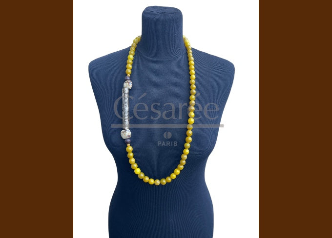 COLLIER SUMARA 4 JAUNE