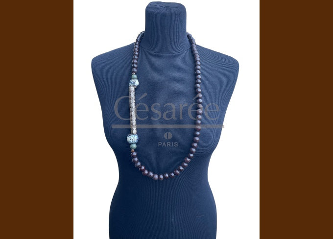 COLLIER SUMARA 4 MARRON