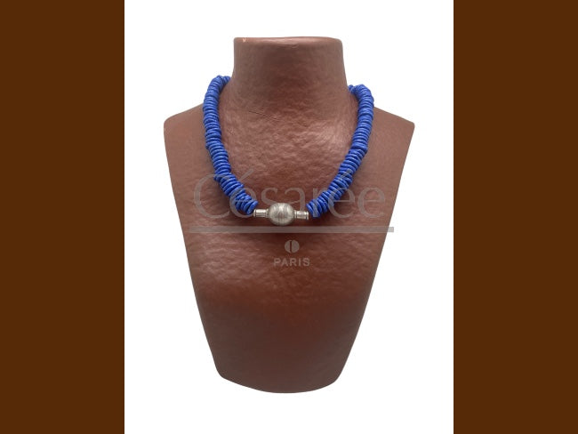 COLLIER SYMI 4 BLEU LAPIS