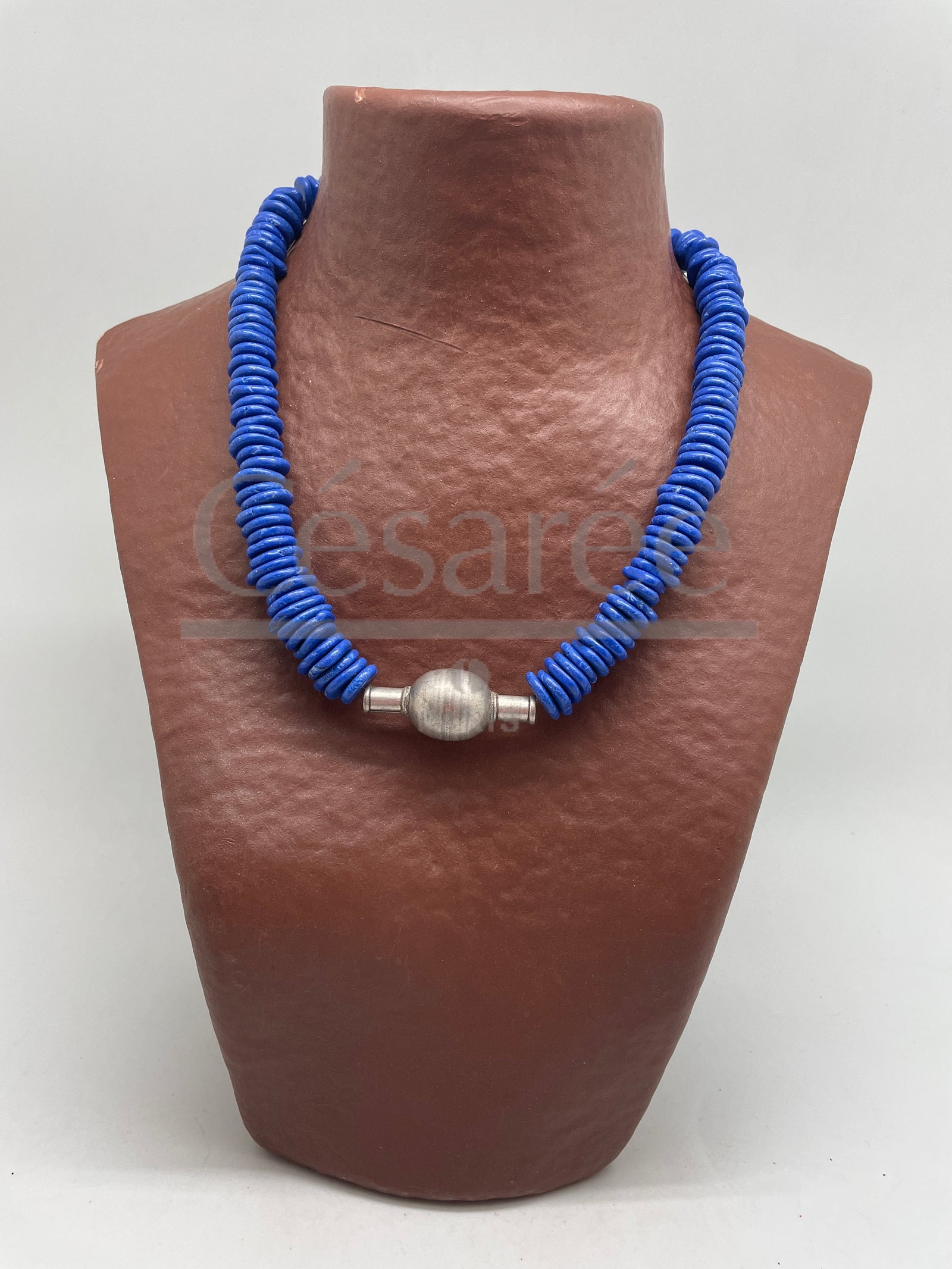 COLLIER SYMI 4 BLEU LAPIS