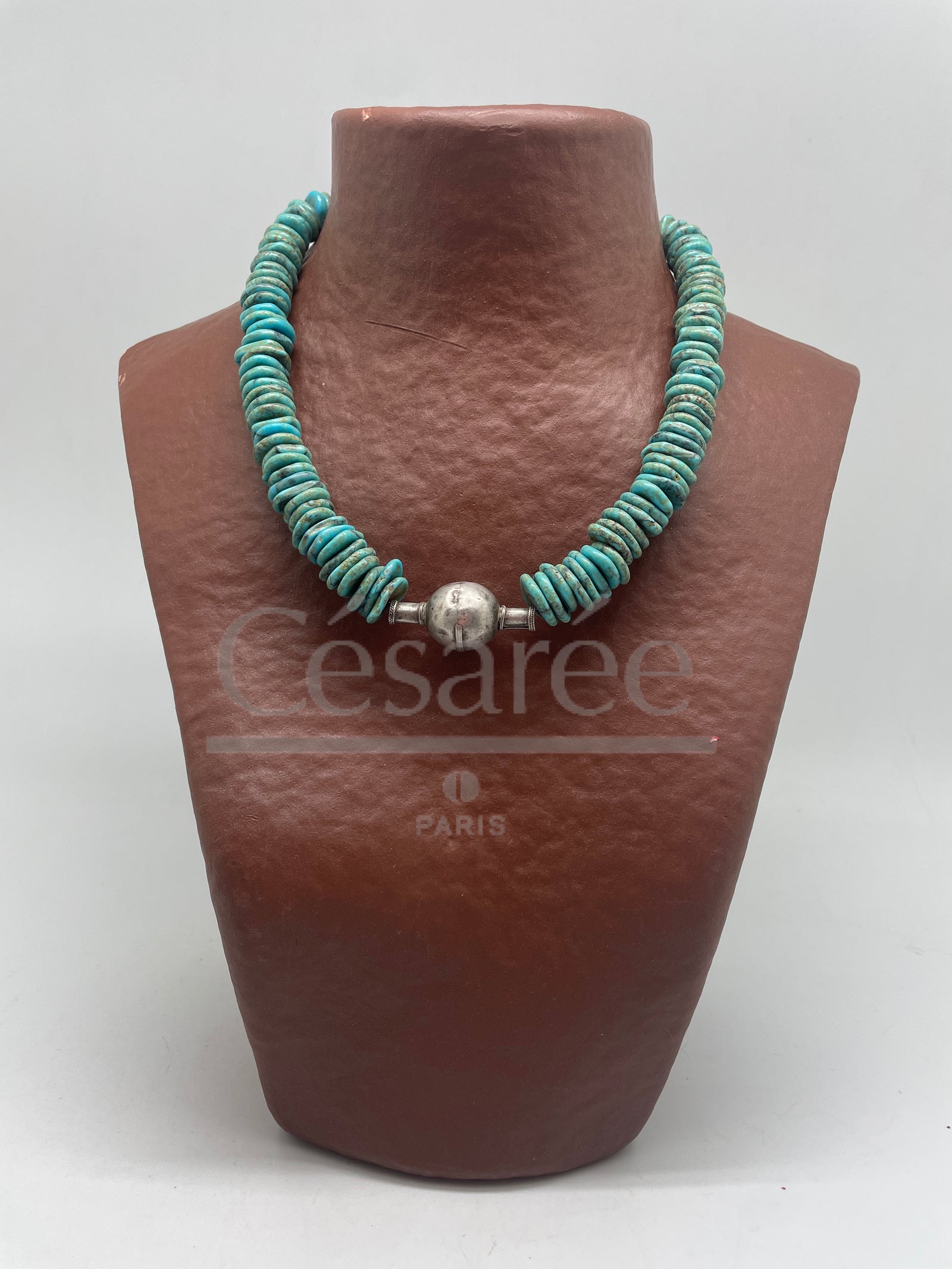 COLLIER SYMI 4 BLEU TURQUOISE