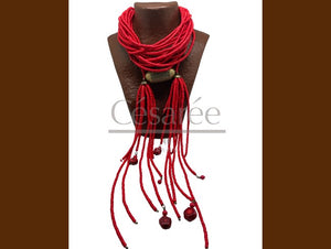 KOBBO 10 RED NECKLACE